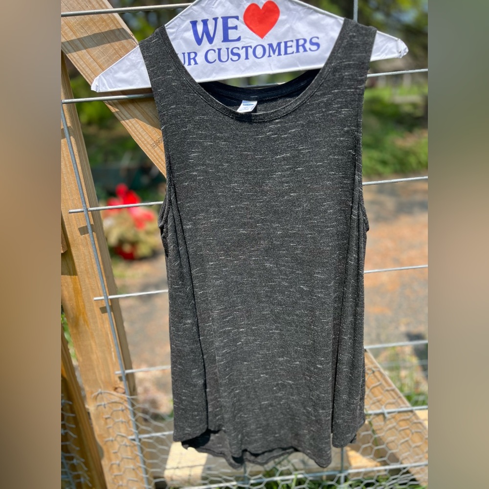 Old Navy small Luxe charcoal gray tank